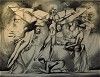 Hommage an Leonardo Kohle auf Leinwand 200x240 cm