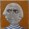 Hommage an Picasso Acryl auf Leinwand 20x20 cm